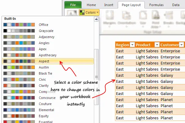 How To Make A Customized Pallet For Tints In Excel Techyv